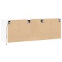 Mueble de TV de pared con luces LED blanco 130x31x45 cm de , Muebles TV - Ref: Foro24-852299, Precio: 96,65 €, Descuento: %