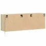 Wand-TV-Möbel mit LED-Lichtern in Sonoma-Eiche 130x31x45 cm von , TV-Möbel - Ref: Foro24-852301, Preis: 91,19 €, Rabatt: %