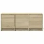 LED TV stand made of Sonoma oak engineered wood, 97x34x40 cm by , TV Furniture - Ref: Foro24-852238, Price: 68,75 €, Discount: %