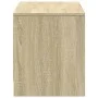 LED TV stand made of Sonoma oak engineered wood, 97x34x40 cm by , TV Furniture - Ref: Foro24-852238, Price: 68,75 €, Discount: %