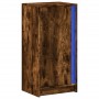 Sideboard mit LED-Beleuchtung, Eichenholz in Raucheiche-Optik, 42,5x34x85 cm. von , Sideboards - Ref: Foro24-852142, Preis: 5...
