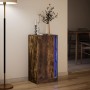 Sideboard mit LED-Beleuchtung, Eichenholz in Raucheiche-Optik, 42,5x34x85 cm. von , Sideboards - Ref: Foro24-852142, Preis: 5...