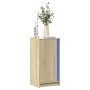 Sideboard with LED lighting, engineered wood in Sonoma oak, 42.5x34x85 cm by , Sideboards - Ref: Foro24-852140, Price: 55,09 ...