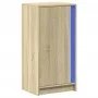 Sideboard with LED lighting, engineered wood in Sonoma oak, 42.5x34x85 cm by , Sideboards - Ref: Foro24-852140, Price: 54,41 ...