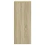 Sideboard with LED lighting, engineered wood in Sonoma oak, 42.5x34x85 cm by , Sideboards - Ref: Foro24-852140, Price: 54,41 ...