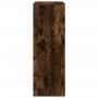 Display cabinet with LED lighting, smoked oak engineered wood, 77x34x100 cm by , Sideboards - Ref: Foro24-852149, Price: 76,3...