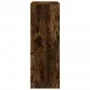 Display cabinet with LED lighting, smoked oak engineered wood, 77x34x100 cm by , Sideboards - Ref: Foro24-852149, Price: 75,4...