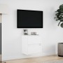 Wand-TV-Möbel mit LED-Lichtern, weiß, 41x31x45 cm. von , TV-Möbel - Ref: Foro24-852271, Preis: 54,55 €, Rabatt: %