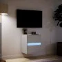 Mueble de TV de pared con luces LED blanco 41x31x45 cm de , Muebles TV - Ref: Foro24-852271, Precio: 53,70 €, Descuento: %