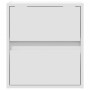 Mueble de TV de pared con luces LED blanco 41x31x45 cm de , Muebles TV - Ref: Foro24-852271, Precio: 56,35 €, Descuento: %