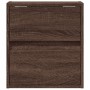 Muebles TV de pared luces LED 2 uds marrón roble 41x31x45 cm de , Muebles TV - Ref: Foro24-852284, Precio: 77,84 €, Descuento: %