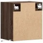 Muebles TV de pared luces LED 2 uds marrón roble 41x31x45 cm de , Muebles TV - Ref: Foro24-852284, Precio: 76,87 €, Descuento: %