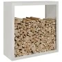Edelstahl-Holzregal 100x40x100 cm von , Brennholztaschen und -halter - Ref: Foro24-850972, Preis: 170,69 €, Rabatt: %