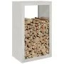 Edelstahl-Holzträger 60x40x100 cm von , Brennholztaschen und -halter - Ref: Foro24-850993, Preis: 170,45 €, Rabatt: %