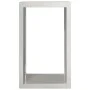 Edelstahl-Holzträger 60x40x100 cm von , Brennholztaschen und -halter - Ref: Foro24-850993, Preis: 170,45 €, Rabatt: %