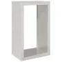 Edelstahl-Holzträger 60x40x100 cm von , Brennholztaschen und -halter - Ref: Foro24-850993, Preis: 170,45 €, Rabatt: %