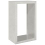 Edelstahl-Holzträger 60x40x100 cm von , Brennholztaschen und -halter - Ref: Foro24-850993, Preis: 173,26 €, Rabatt: %