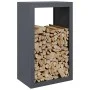 Holzregal aus anthrazitgrauem Stahl 60x40x100 cm von , Brennholztaschen und -halter - Ref: Foro24-850991, Preis: 105,19 €, Ra...