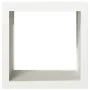 Leñero de acero blanco 60x40x60 cm de , Bolsas y soportes de leña - Ref: Foro24-851004, Precio: 88,56 €, Descuento: %