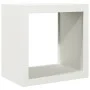 Leñero de acero blanco 60x40x60 cm de , Bolsas y soportes de leña - Ref: Foro24-851004, Precio: 88,56 €, Descuento: %