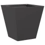 Black steel hexagonal planter 30x30x30 cm by , Pots and planters - Ref: Foro24-851038, Price: 27,60 €, Discount: %