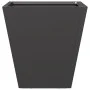 Black steel hexagonal planter 30x30x30 cm by , Pots and planters - Ref: Foro24-851038, Price: 27,60 €, Discount: %