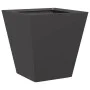 Black steel hexagonal planter 30x30x30 cm by , Pots and planters - Ref: Foro24-851038, Price: 27,60 €, Discount: %