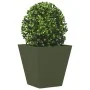 Jardinera hexagonal acero verde oliva 30x30x30 cm de , Maceteros y jardineras - Ref: Foro24-851044, Precio: 31,98 €, Descuent...