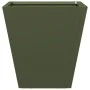 Hexagonal planter in olive green steel, 30x30x30 cm by , Pots and planters - Ref: Foro24-851044, Price: 31,98 €, Discount: %