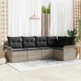 Conjunto de sofá de jardín 5 pcs 242.5 x 132.5 x 85 cm