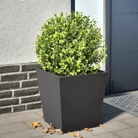 Schwarzer Stahl-Pflanzkübel 40x40x40 cm von , Töpfe und Pflanzgefäße - Ref: Foro24-851052, Preis: 42,08 €, Rabatt: %