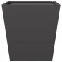 Black steel planter 40x40x40 cm by , Pots and planters - Ref: Foro24-851052, Price: 43,18 €, Discount: %