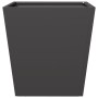 Schwarzer Stahl-Pflanzkübel 40x40x40 cm von , Töpfe und Pflanzgefäße - Ref: Foro24-851052, Preis: 38,37 €, Rabatt: %
