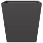 Black steel planter 40x40x40 cm by , Pots and planters - Ref: Foro24-851052, Price: 43,18 €, Discount: %