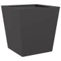 Black steel planter 40x40x40 cm by , Pots and planters - Ref: Foro24-851052, Price: 43,18 €, Discount: %