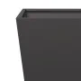 Black steel planter 40x40x40 cm by , Pots and planters - Ref: Foro24-851052, Price: 43,18 €, Discount: %