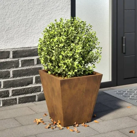 Hexagonal rusty steel planter 30x30x30 cm by , Pots and planters - Ref: Foro24-851050, Price: 31,76 €, Discount: %