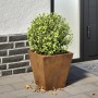 Hexagonal rusty steel planter 30x30x30 cm by , Pots and planters - Ref: Foro24-851050, Price: 30,37 €, Discount: %