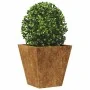 Hexagonal rusty steel planter 30x30x30 cm by , Pots and planters - Ref: Foro24-851050, Price: 31,76 €, Discount: %
