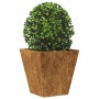 Sechseckiger Blumenkübel aus rostfreiem Stahl, 30x30x30 cm. von , Töpfe und Pflanzgefäße - Ref: Foro24-851050, Preis: 30,37 €...