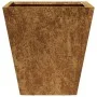 Hexagonal rusty steel planter 30x30x30 cm by , Pots and planters - Ref: Foro24-851050, Price: 31,76 €, Discount: %