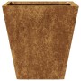 Sechseckiger Blumenkübel aus rostfreiem Stahl, 30x30x30 cm. von , Töpfe und Pflanzgefäße - Ref: Foro24-851050, Preis: 30,37 €...