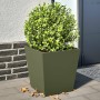Pflanzkübel 2 Stück aus olivgrünem Stahl, 40x40x40 cm. von , Töpfe und Pflanzgefäße - Ref: Foro24-851059, Preis: 57,75 €, Rab...