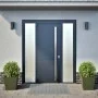 2 olive green steel planters 40x40x40 cm by , Pots and planters - Ref: Foro24-851059, Price: 67,70 €, Discount: %
