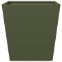Pflanzkübel 2 Stück aus olivgrünem Stahl, 40x40x40 cm. von , Töpfe und Pflanzgefäße - Ref: Foro24-851059, Preis: 57,75 €, Rab...