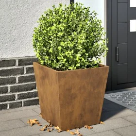 Pflanzkübel 2 Stück aus rostigem Stahl 40x40x40 cm von , Töpfe und Pflanzgefäße - Ref: Foro24-851065, Preis: 61,42 €, Rabatt: %