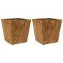 Pflanzkübel 2 Stück aus rostigem Stahl 40x40x40 cm von , Töpfe und Pflanzgefäße - Ref: Foro24-851065, Preis: 61,42 €, Rabatt: %