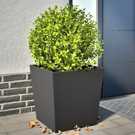 Pflanzkübel 2 Stück aus schwarzem Stahl 50x50x50 cm von , Töpfe und Pflanzgefäße - Ref: Foro24-851067, Preis: 80,89 €, Rabatt: %