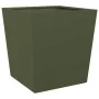 Jardineras 2 uds acero verde oliva 50x50x50 cm de , Maceteros y jardineras - Ref: Foro24-851073, Precio: 90,37 €, Descuento: %