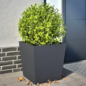 Pflanzkübel 2 Stück aus anthrazitgrauem Stahl, 50x50x50 cm. von , Töpfe und Pflanzgefäße - Ref: Foro24-851071, Preis: 110,92 ...